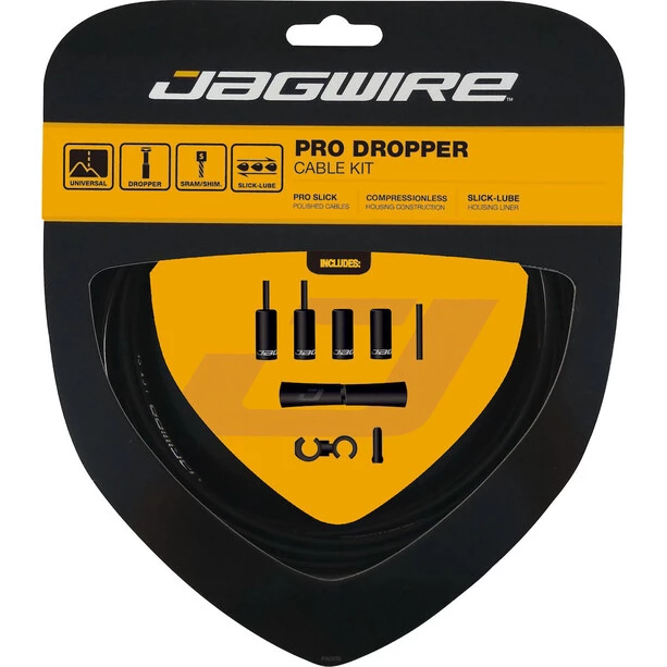 Jagwire Accessoires Tige De Selle Pro Dropper Kit Câble Pour Tige De Selle Téléscopique, Noir 1 Jagwire Accessoires Tige De Selle Pro Dropper Kit Câble Pour Tige De Selle Téléscopique, Noir